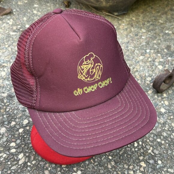 Ah Chop Chop! Vintage Mesh Back Snapback Trucker Hat - Picture 7 of 7